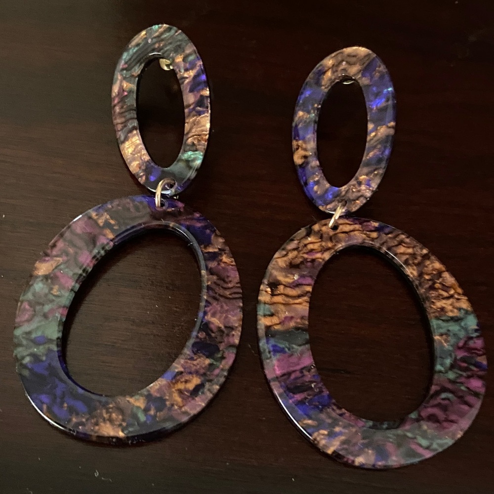 Elegant Multicolor Dangle Earrings